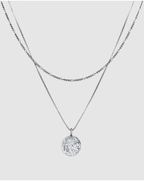 Kuzzoi - ICONIC EXCLUSIVE - Necklace Men Layer Figaro Venetian in 925 Sterling Silver Oxidised