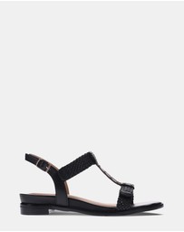 Mia Vita - Olympia Adjustable Sandal - Black