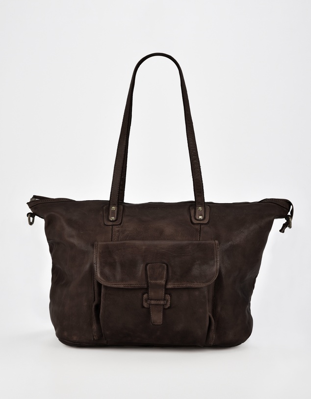 Cobb & Co - Rochester Washed Leather Weekender Bag