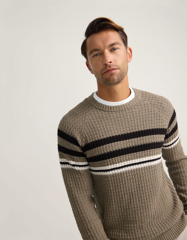 Oxford - Benji Stripe Cotton Knit