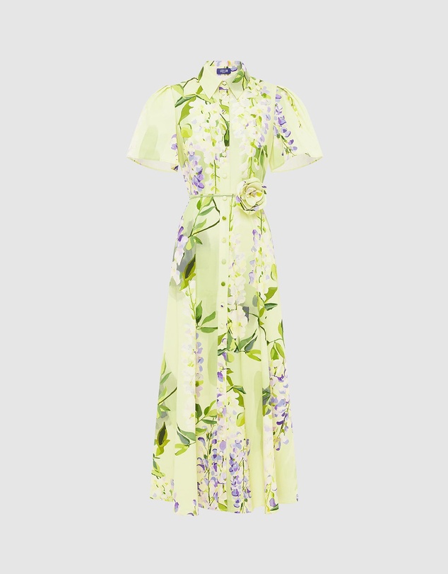 LEO LIN - Bianca Short Sleeve Midi Dress