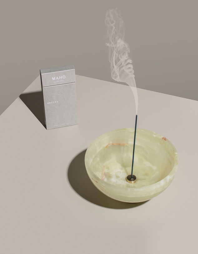MAHO Sensory - Kōdō catchall - Onyx Incense burner