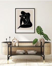 Olive et Oriel - Le Femme II Art Print