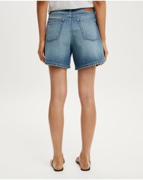 Cotton On - High 90 S Denim Short