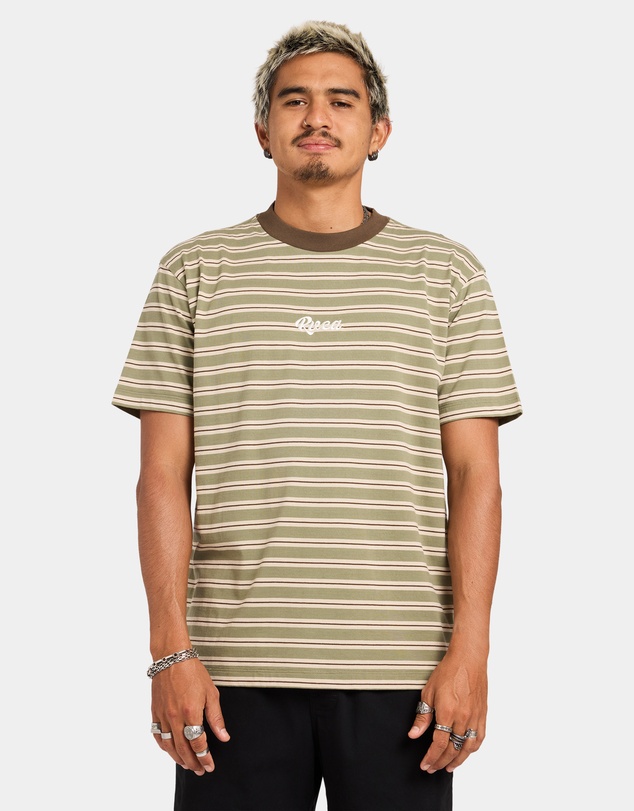 RVCA - Mens Exotica Stripe T-Shirt