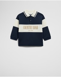 Country Road - Organically Grown Cotton Logo Rugby T-shirt