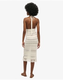 Superdry - Crochet Tassel Midi Dress
