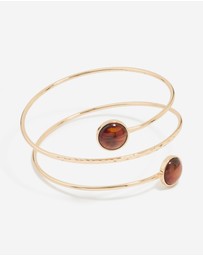 Lovisa - Gold Tiger Eye Arm Cuff