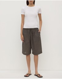 Assembly Label - Harriet Check Shorts
