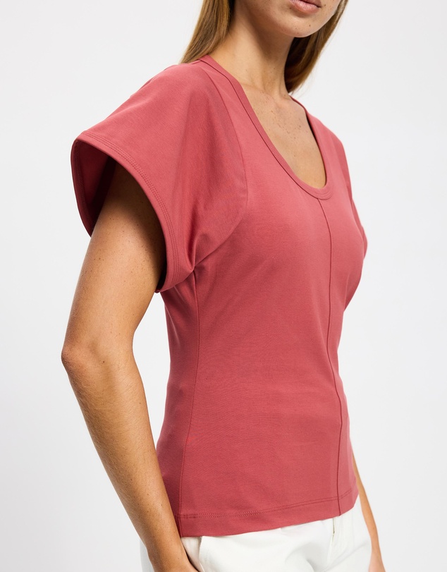 & Other Stories - Scoop-Neck T-Shirt