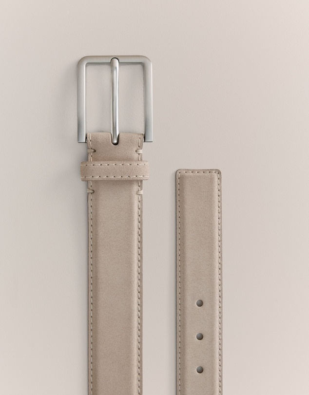 Trenery - Mica Suede Belt in Sandstone