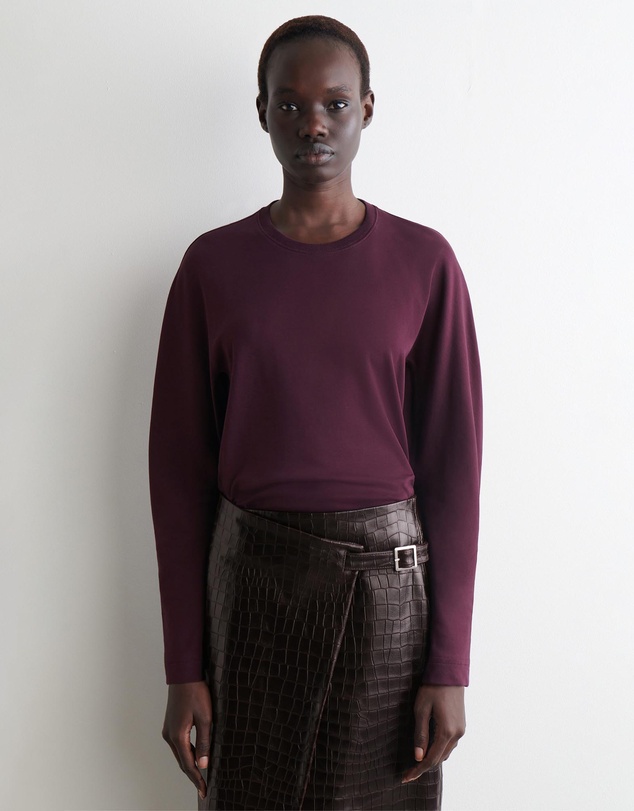 COS - Rounded Jersey Top