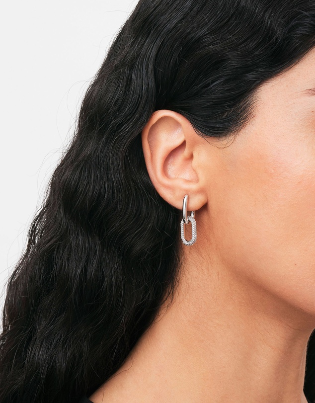 Daniel Wellington - Crystal Link Earrings