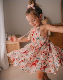 WITH LOVE FOR KIDS - Cotton Muslin Dress - Babies - Kids
