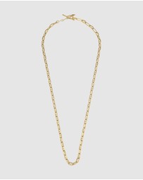 Fossil - Heritage Gold Tone Pendant Necklace