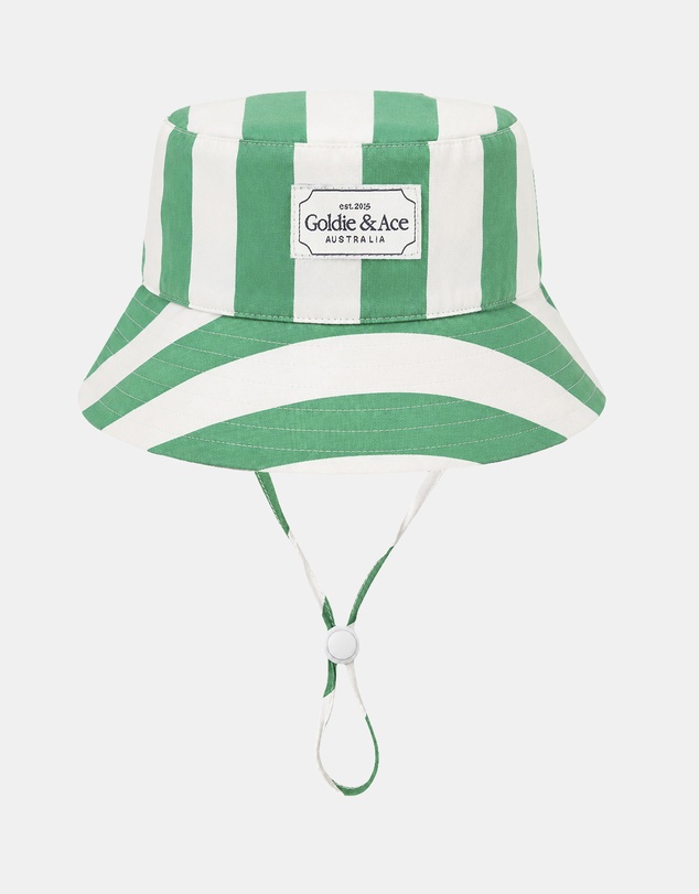 Goldie + Ace - Happy Stripe Bucket Hat - Babies-Kids