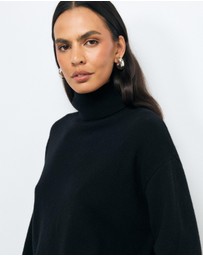 AERE - Tilla Merino Wool Turtleneck Jumper
