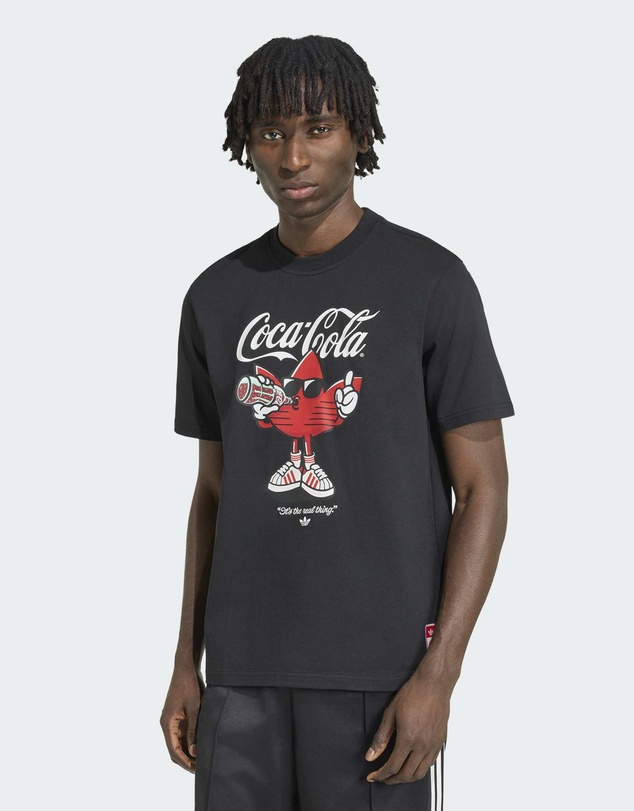 adidas Originals - ADIDAS X COCA-COLA CLASSIC SPORT GRAPHIC TREFFIE TEE Mens