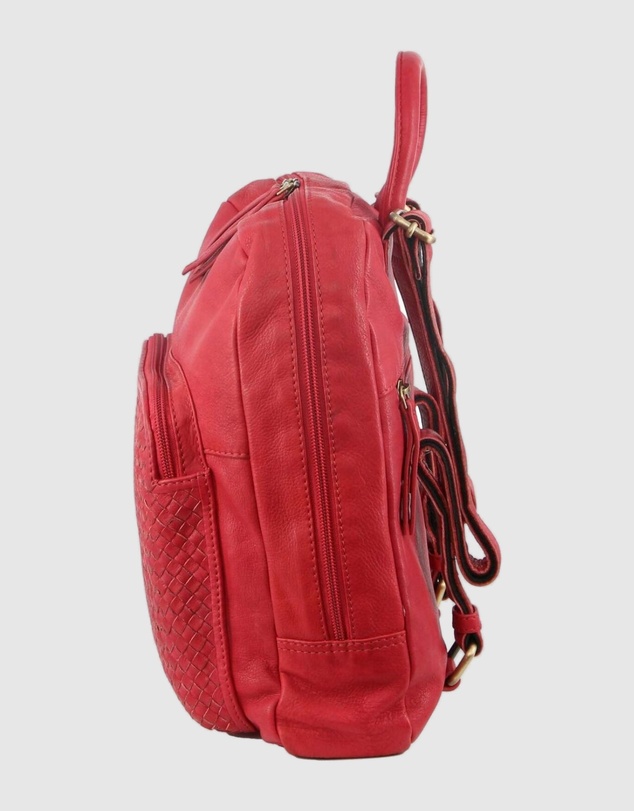 Pierre Cardin - Woven Leather Backpack