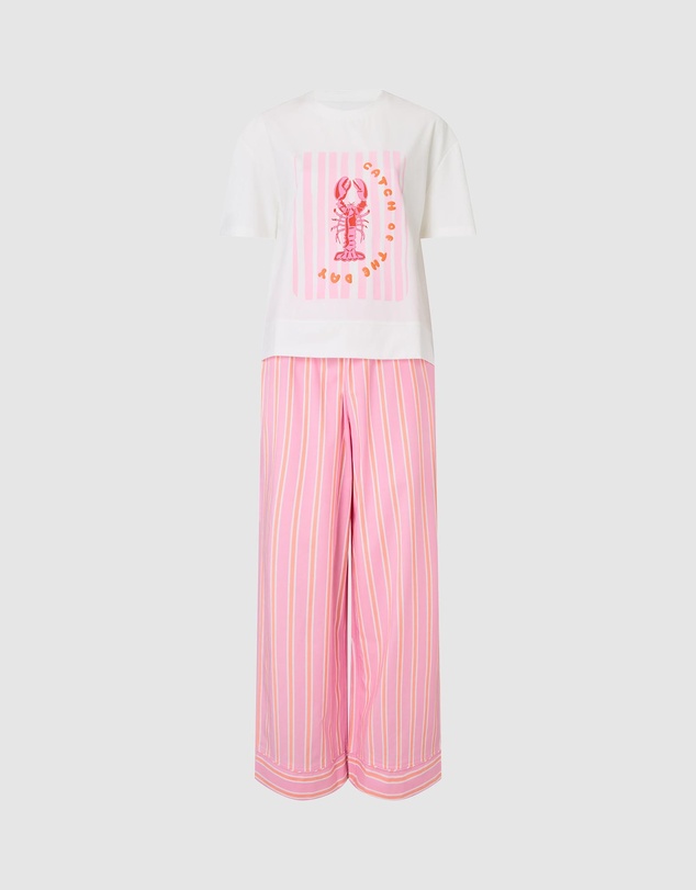 KBX - Lobster Stripe T-Shirt Trousers Set
