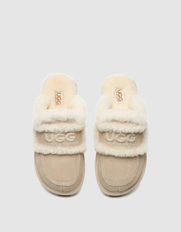 EVERAU - Australian Shepherd Ugg Rilee Cow Suede Upper House Shoes