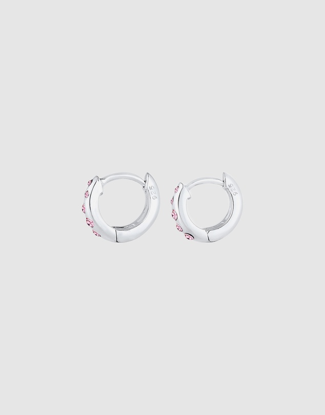 Elli Jewelry - Crystal Kids Stud Earrings in 925 Silver