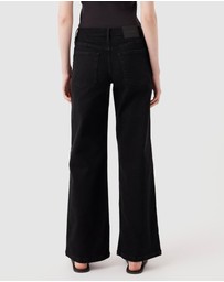 Outland Denim - Mia Mid Wide Leg Jeans
