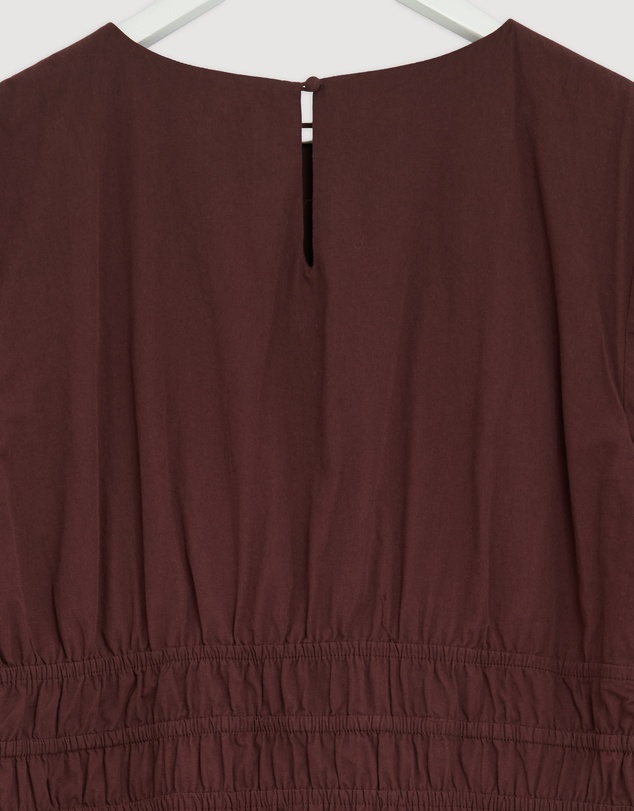 Revibe - Repaired Calli Danni Shirred Midi Dress - AU 18