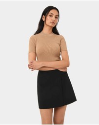 Forcast - Murphy Crop Knit Top