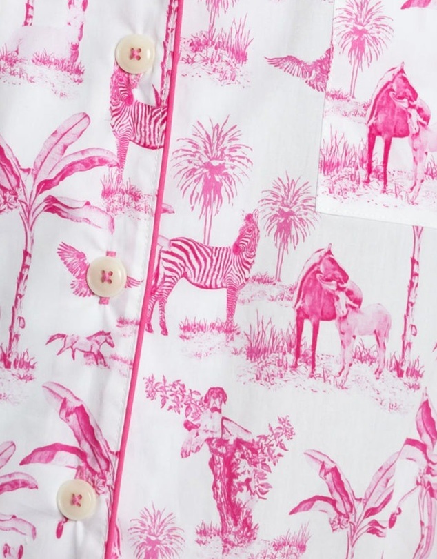 Sant And Abel - Women's Skydog Pink Night Shirt