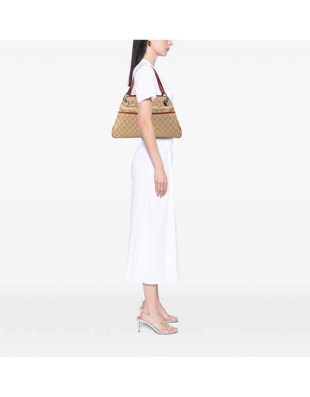 Pre-Loved by Azura Reborn - Pre-Loved GG Canvas Eclipse Shoulder Bag