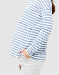 Ripe Maternity - Lionel Long Sleeve Nursing Tee