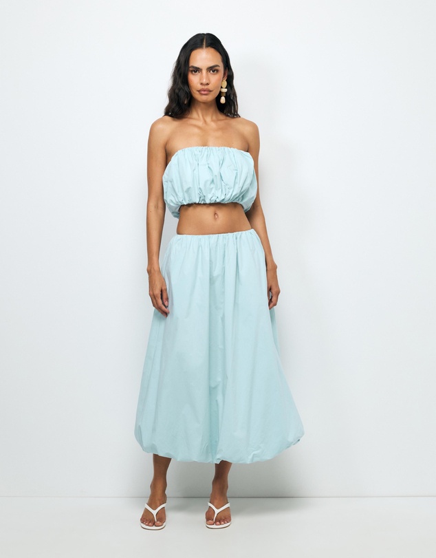 AERE - Quill Strapless Top