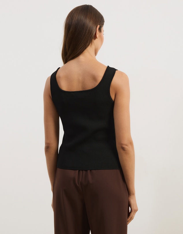 Atmos&Here - Elly Square Neckline Knit Tank