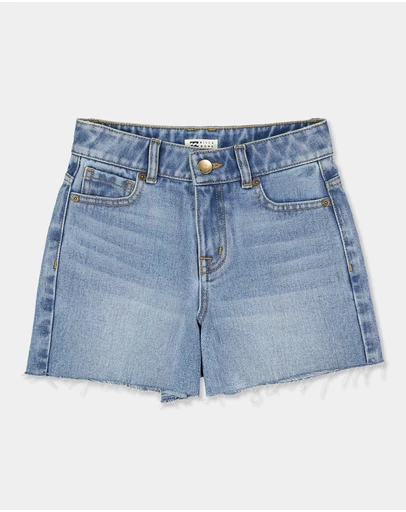 Billabong Kids - Girls 6 to 4 Miley Denim Shorts