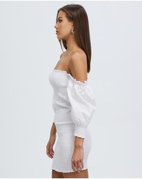 Third Form - Blur Out Off Shoulder Dress