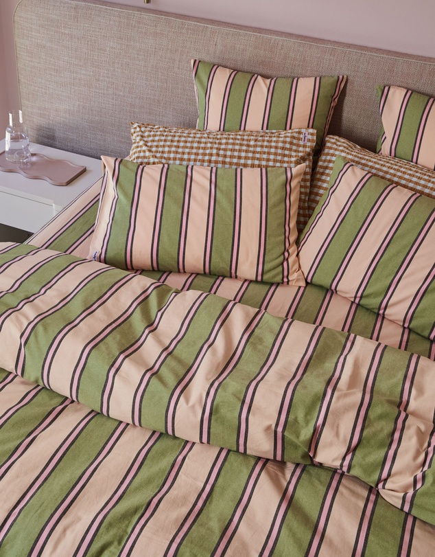 Mosey Me - Carnival Stripe Standard Pillowcase Set