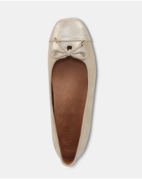 Vionic - Klara Ballet Flat - Gold Leather