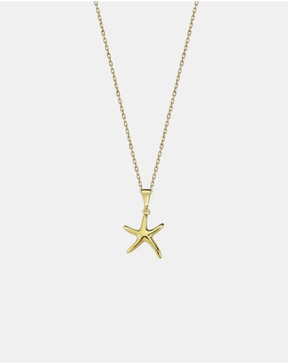 Zoe Olivia - 9K Gold Starfish Necklace