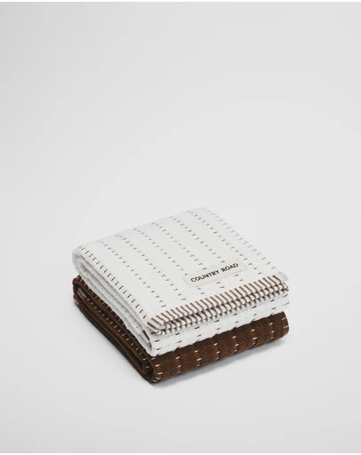 Country Road - Mira Australian Cotton Tea Towel Pack Of 2