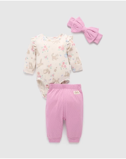 Purebaby - 3 Piece Gift Set-Kids-Babies