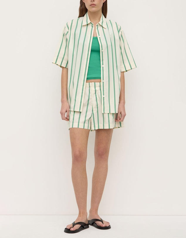 Assembly Label - Agnes Stripe Short Sleeve Shirt