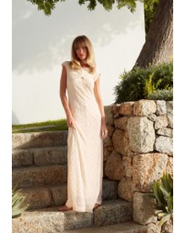 NEXT - Twist Front Sleeveless Textured Jersey Maxi Dress