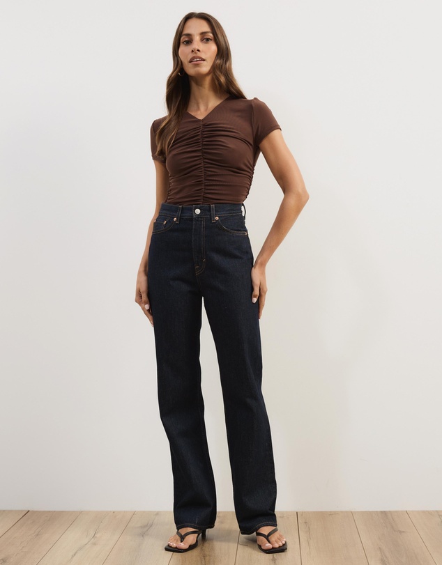 Atmos&Here - Delilah Gathered Mesh Top