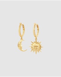 Karen Walker - Sun & Moon Hoops