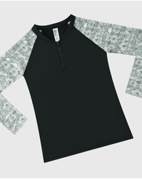 Aqua Blu Kids - Evergreen Long Sleeve Rash Vest - Teen