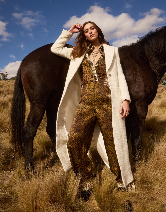 Aqua Blu Australia - Selene Merit Trench Coat