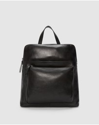 Evity - Maya Leather Convertible Backpack