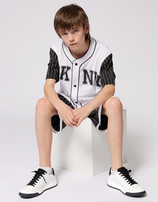 DKNY - Logo Short Sleeve Shirt - Kids-Teens