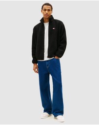 Tommy Jeans - Relaxed Badge Zip Through Teddy